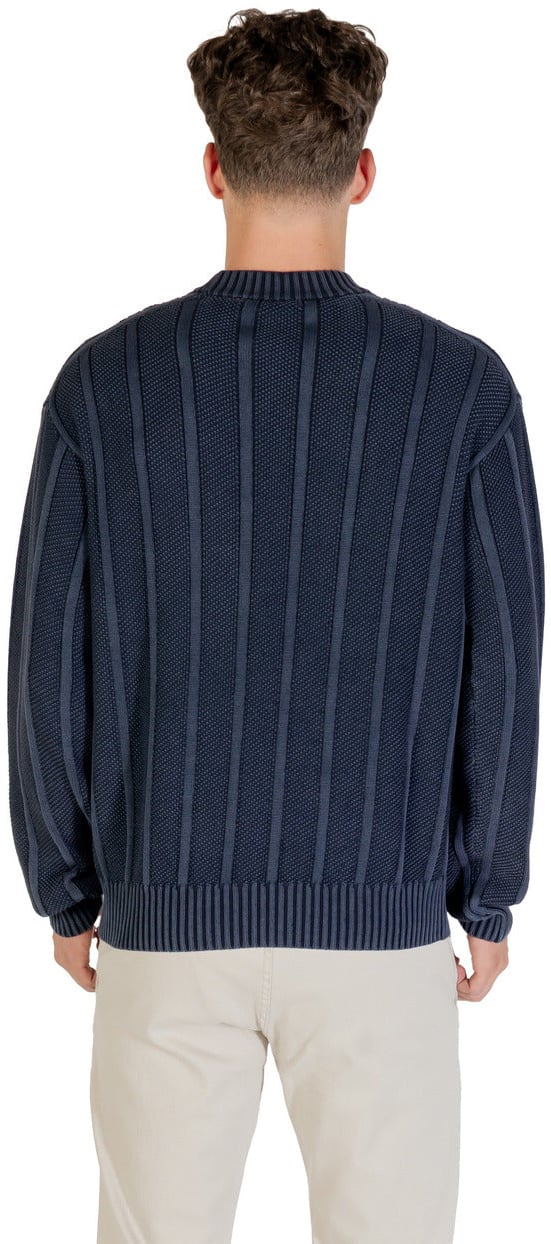 Boss Men Knitwear Blauw