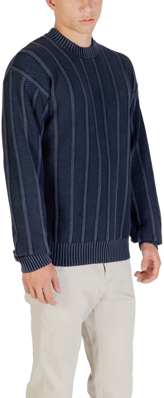 Boss Men Knitwear Blauw