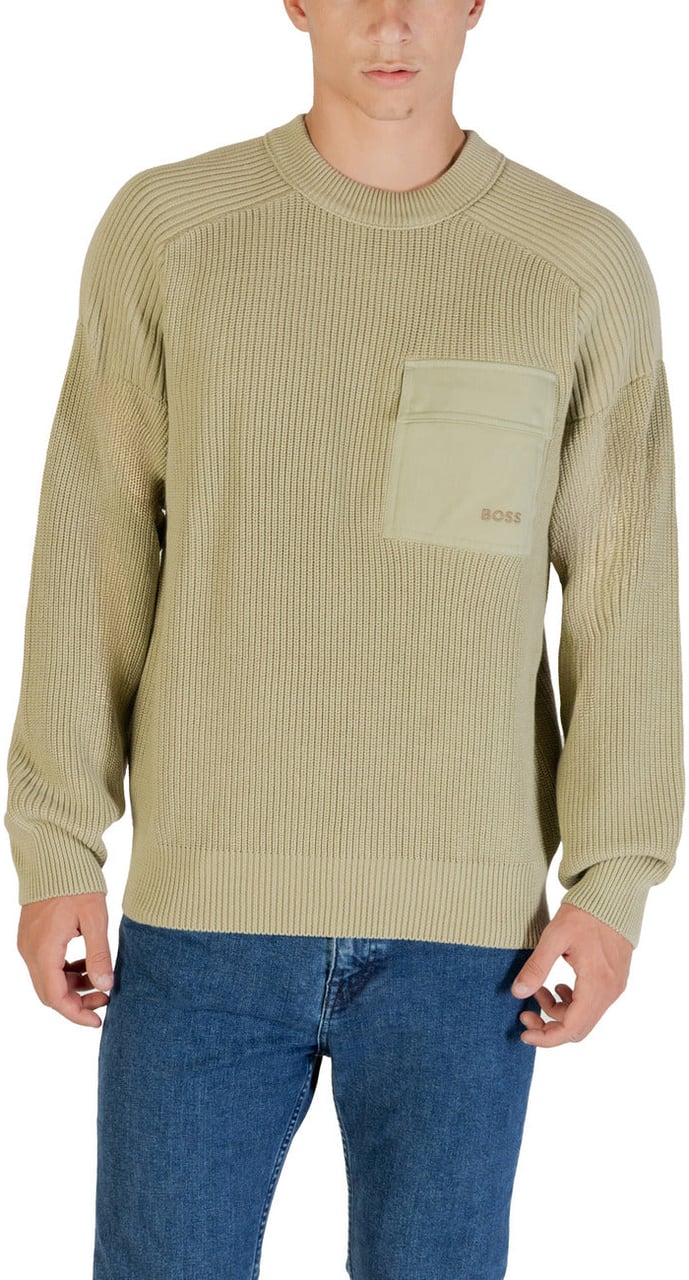 Boss Men Knitwear Beige