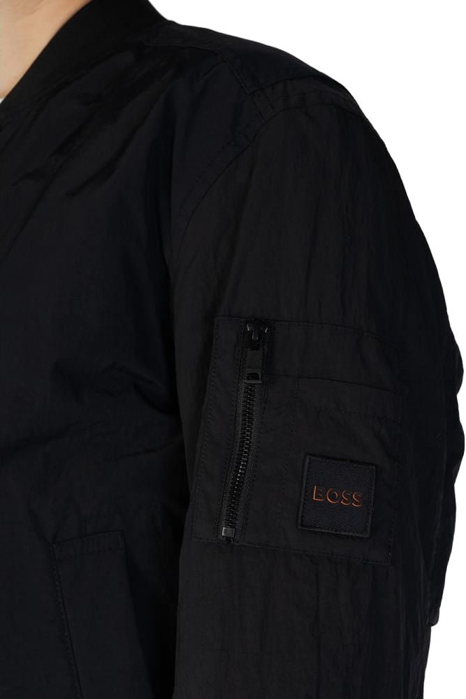 Boss Hugo Boss Black Polyamide Bomber Zwart