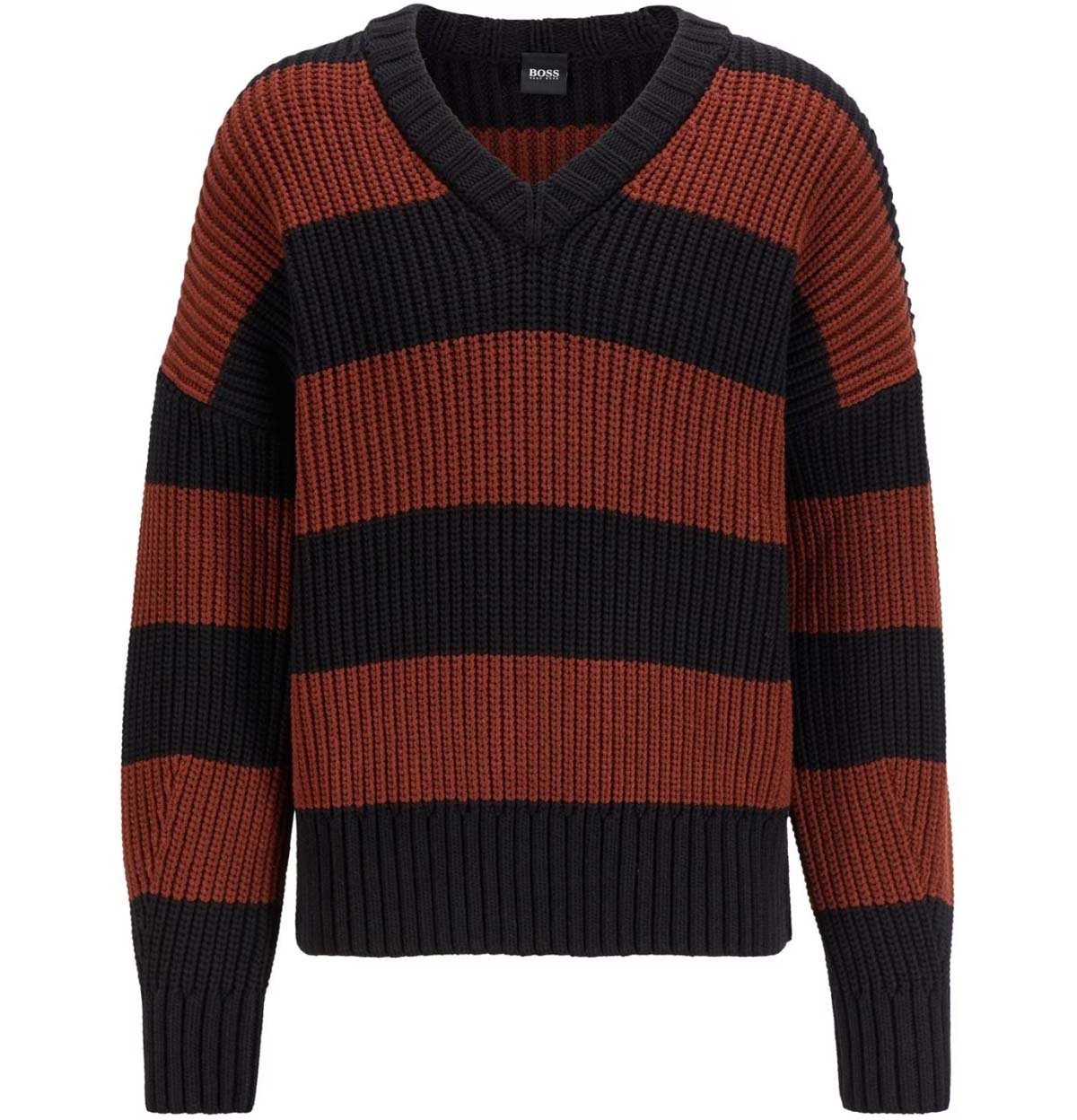 Boss Proti Ribbed Sweater Divers