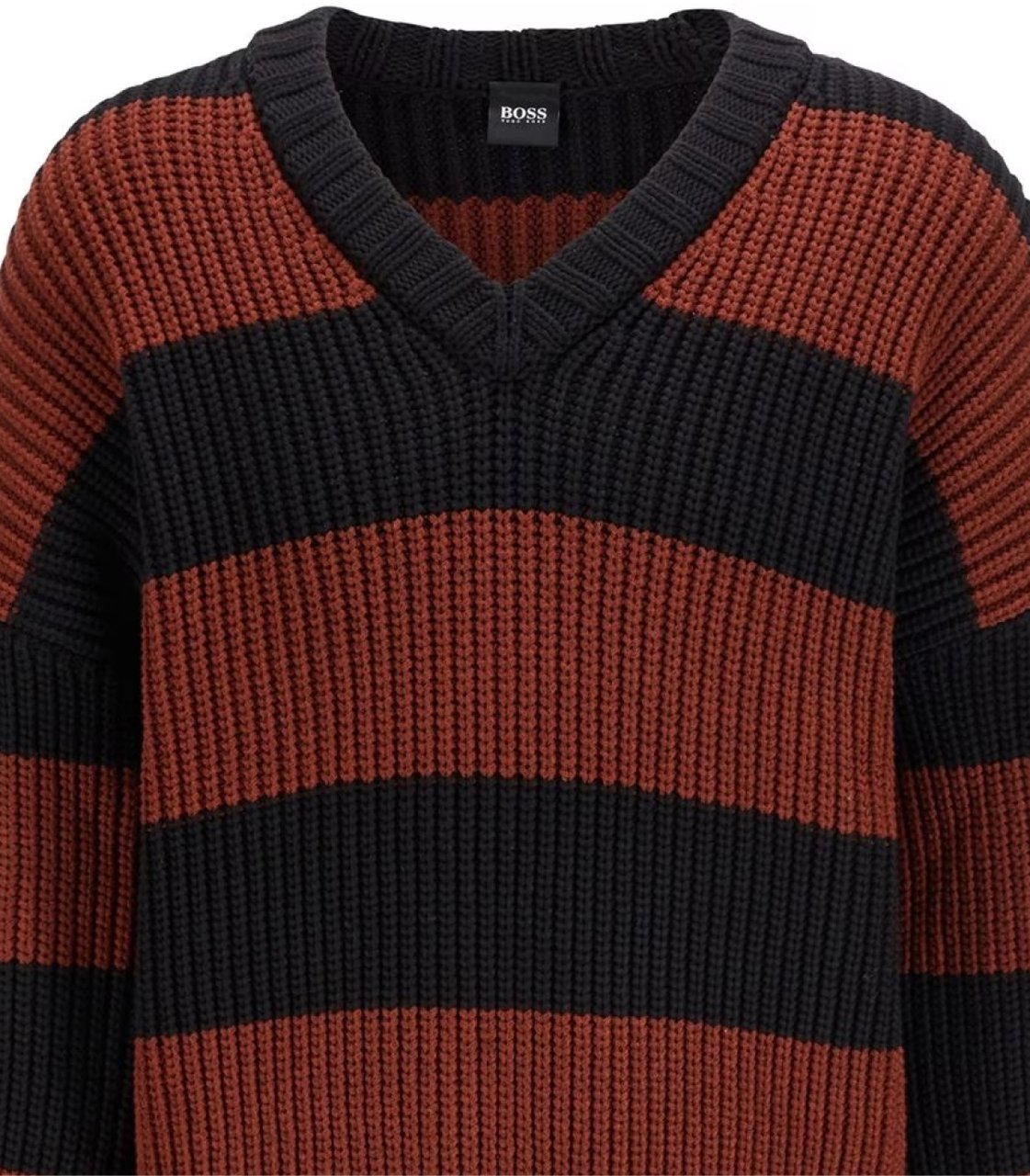 Boss Proti Ribbed Sweater Divers