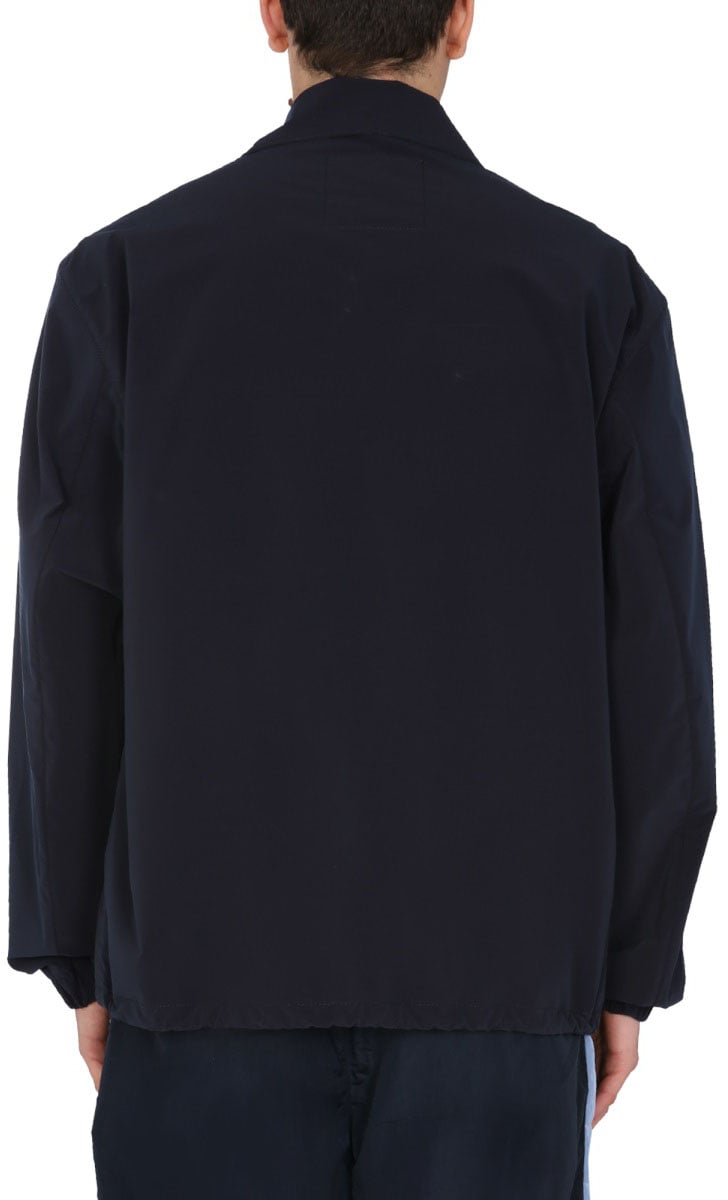 Boss Relaxed Fit Jacket With X Russell Athletic Emblem Zwart