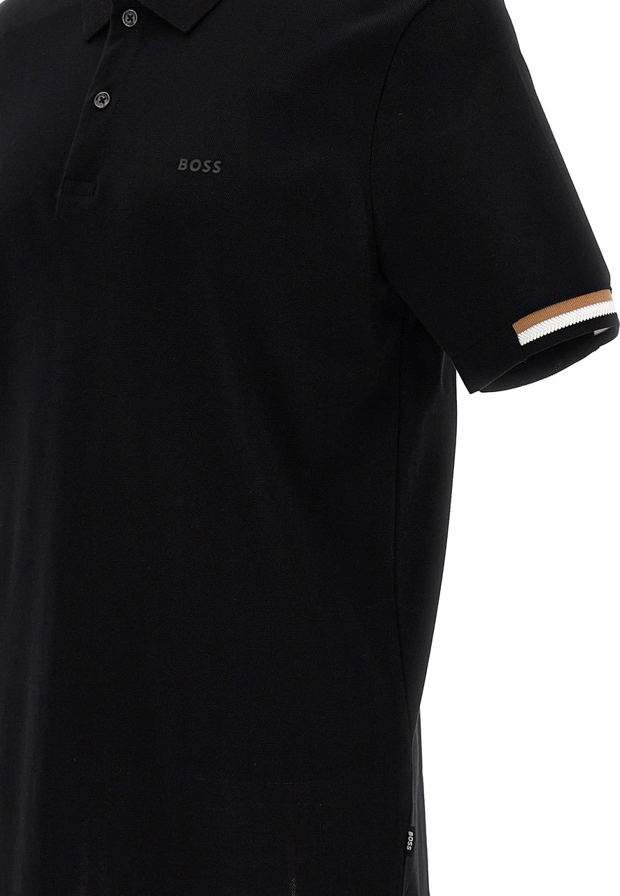 Boss T-Shirts And Polos Black Zwart