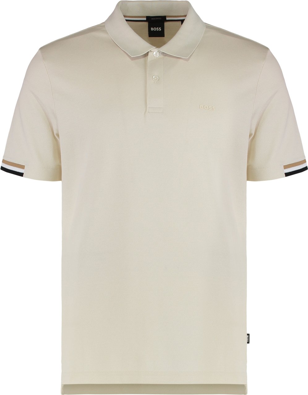 Boss Cotton polo Wit