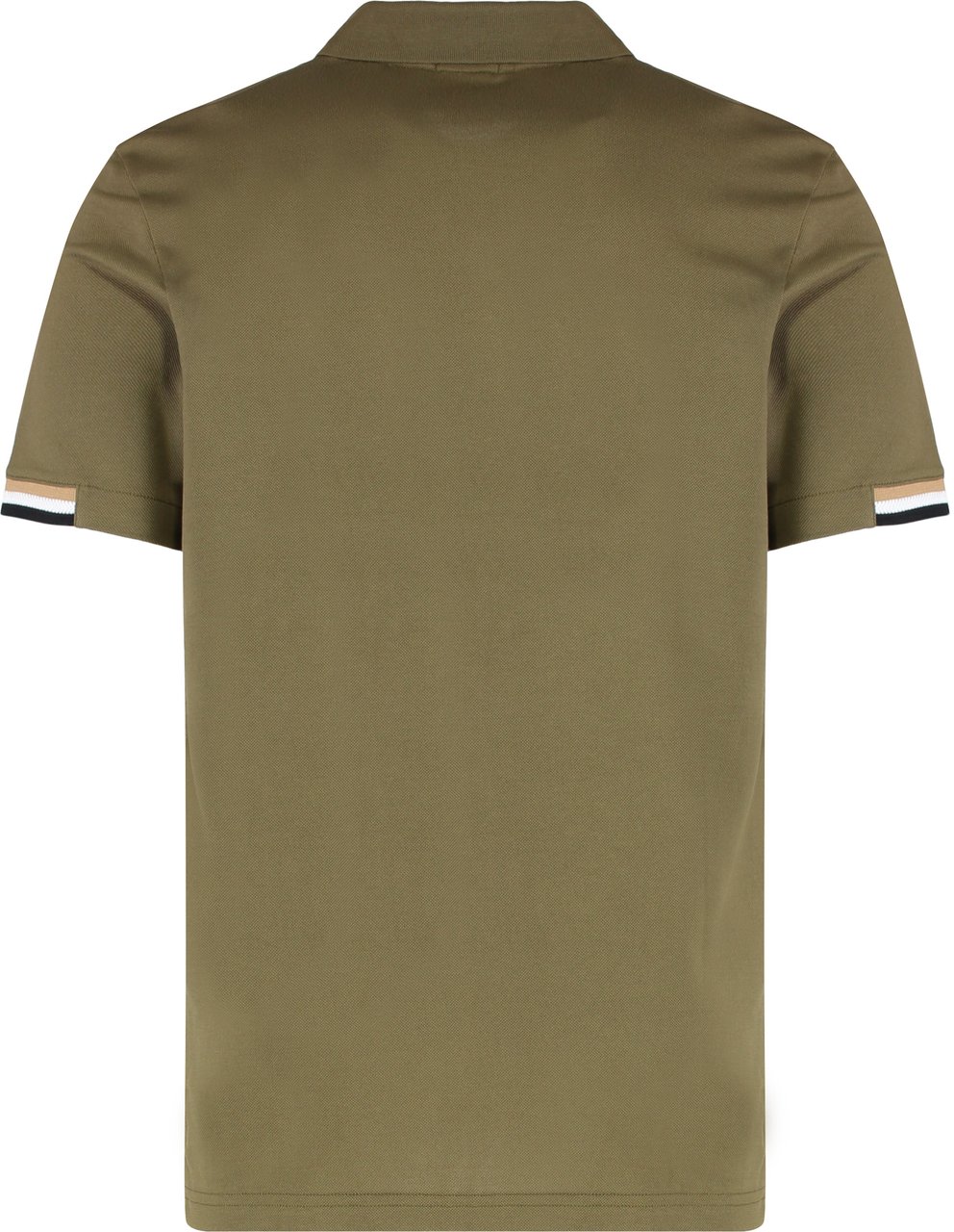 Boss Cotton polo Groen