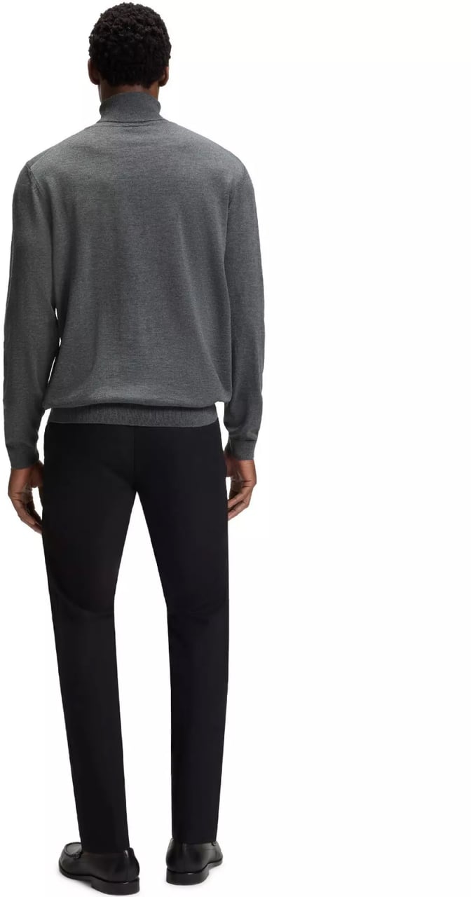 Boss Musso-p Turtleneck Sweater Grijs