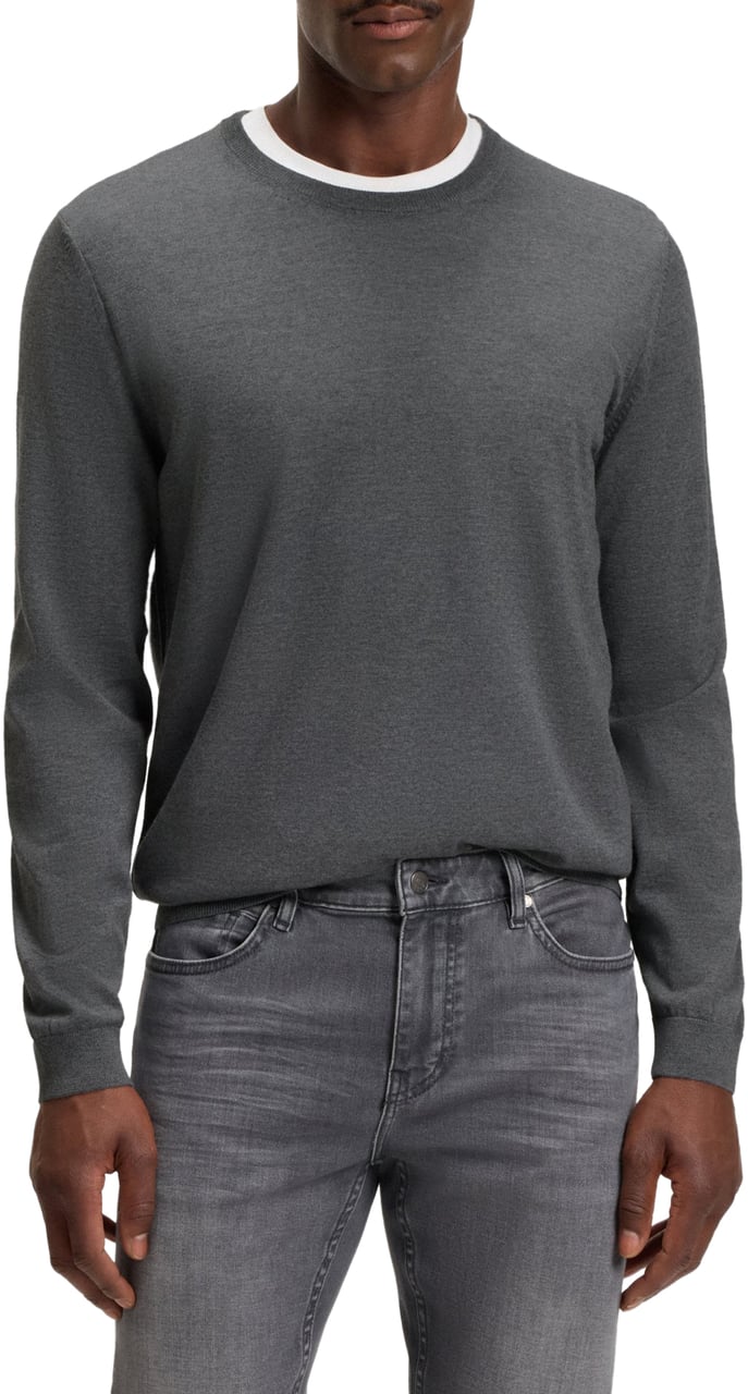 Boss Sweaters Medium Grey Grijs