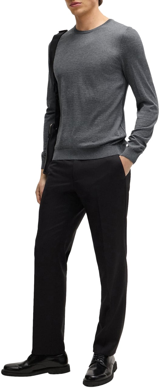 Boss Sweaters Medium Grey Grijs