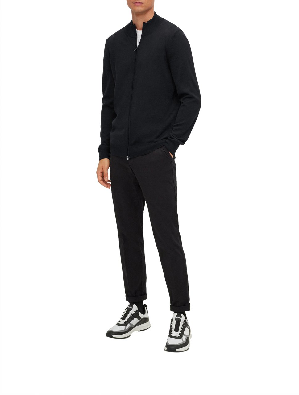 Boss Sweaters Black Zwart