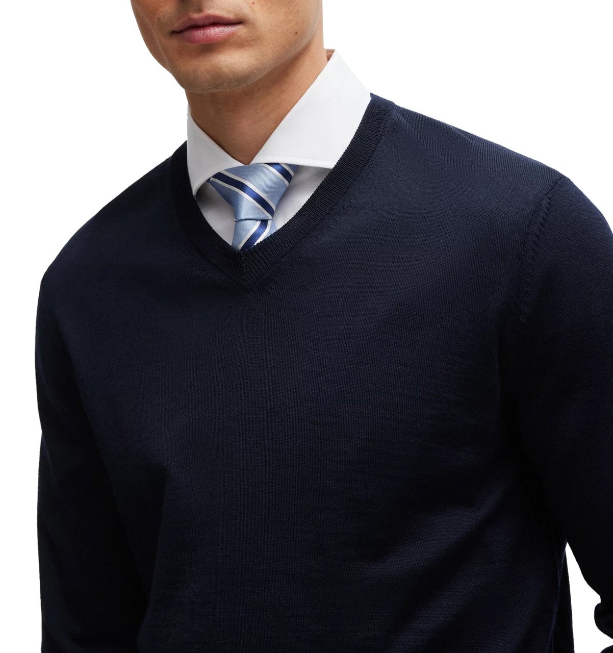 Boss Sweaters Blue Blauw