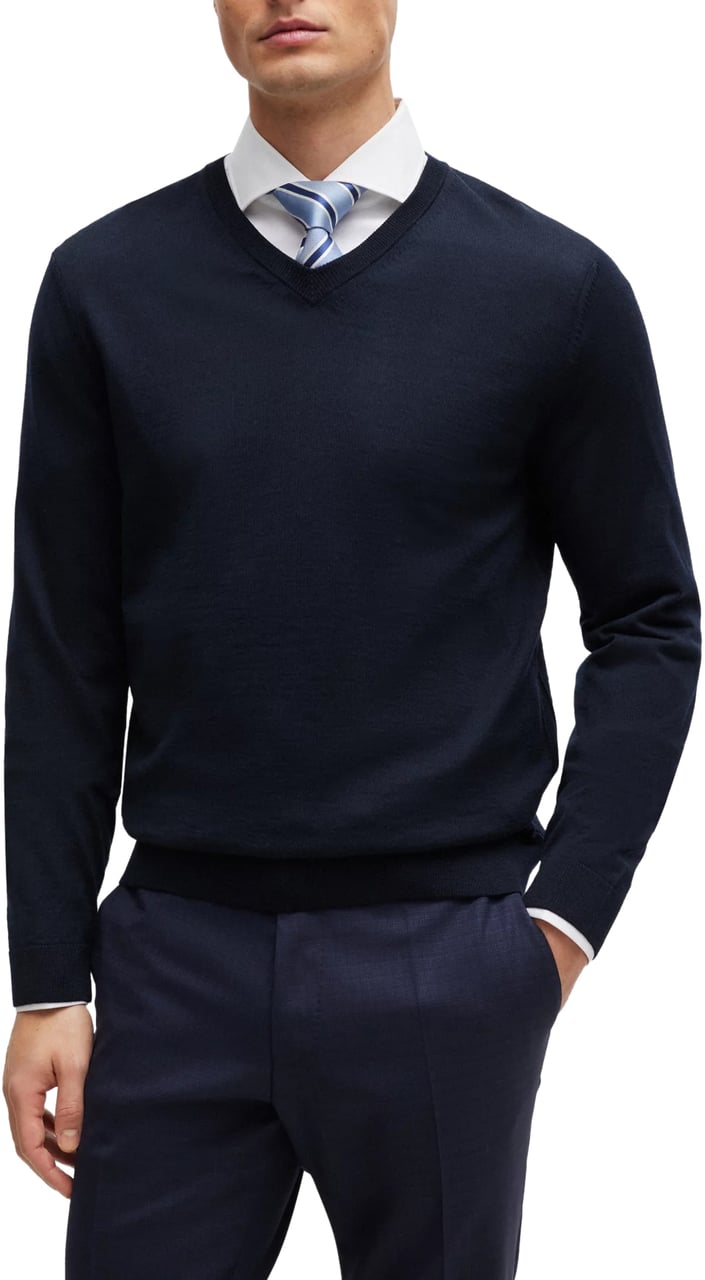 Boss Sweaters Blue Blauw