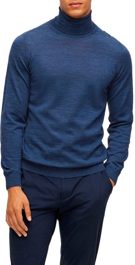 Boss Sweaters Bright Blue Blauw