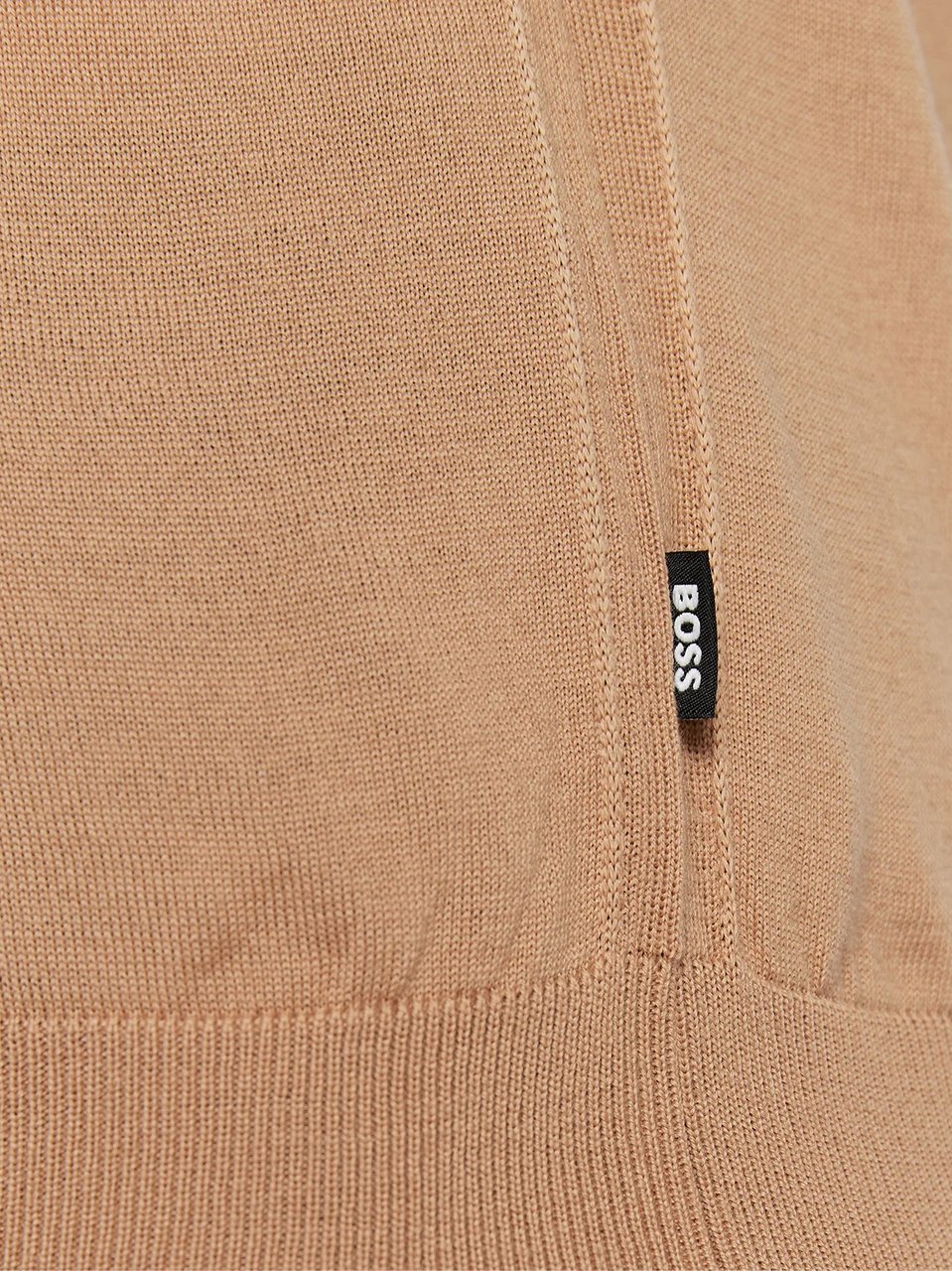 Boss Musso Turtleneck Sweater Beige