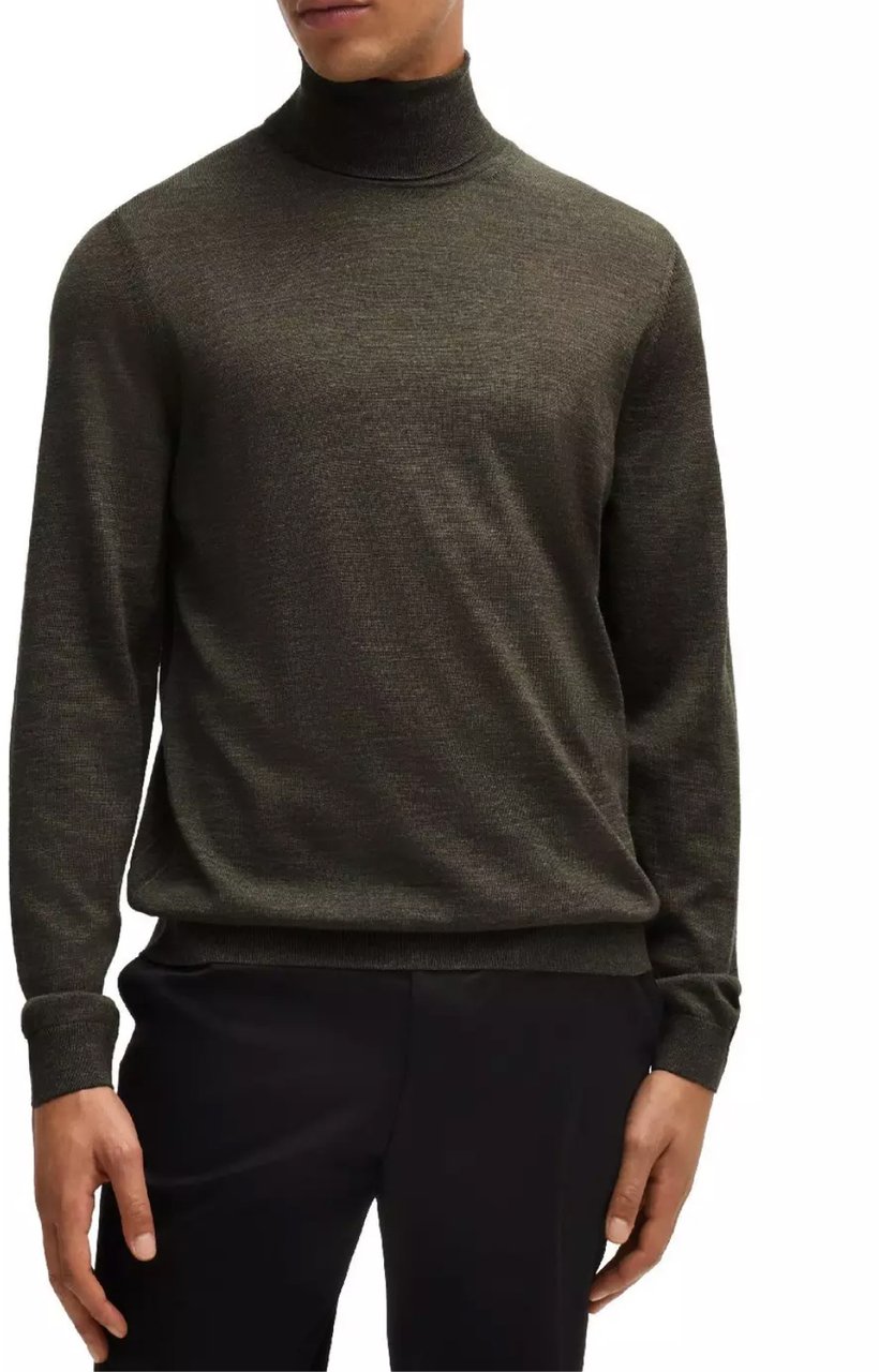 Boss Musso-p Turtleneck Sweater Groen