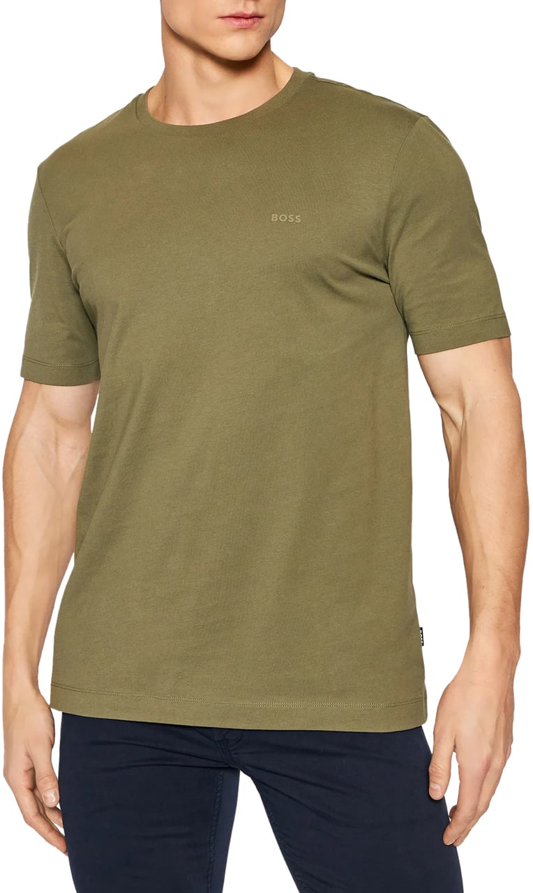 Boss T-Shirts And Polos Medium Green Groen