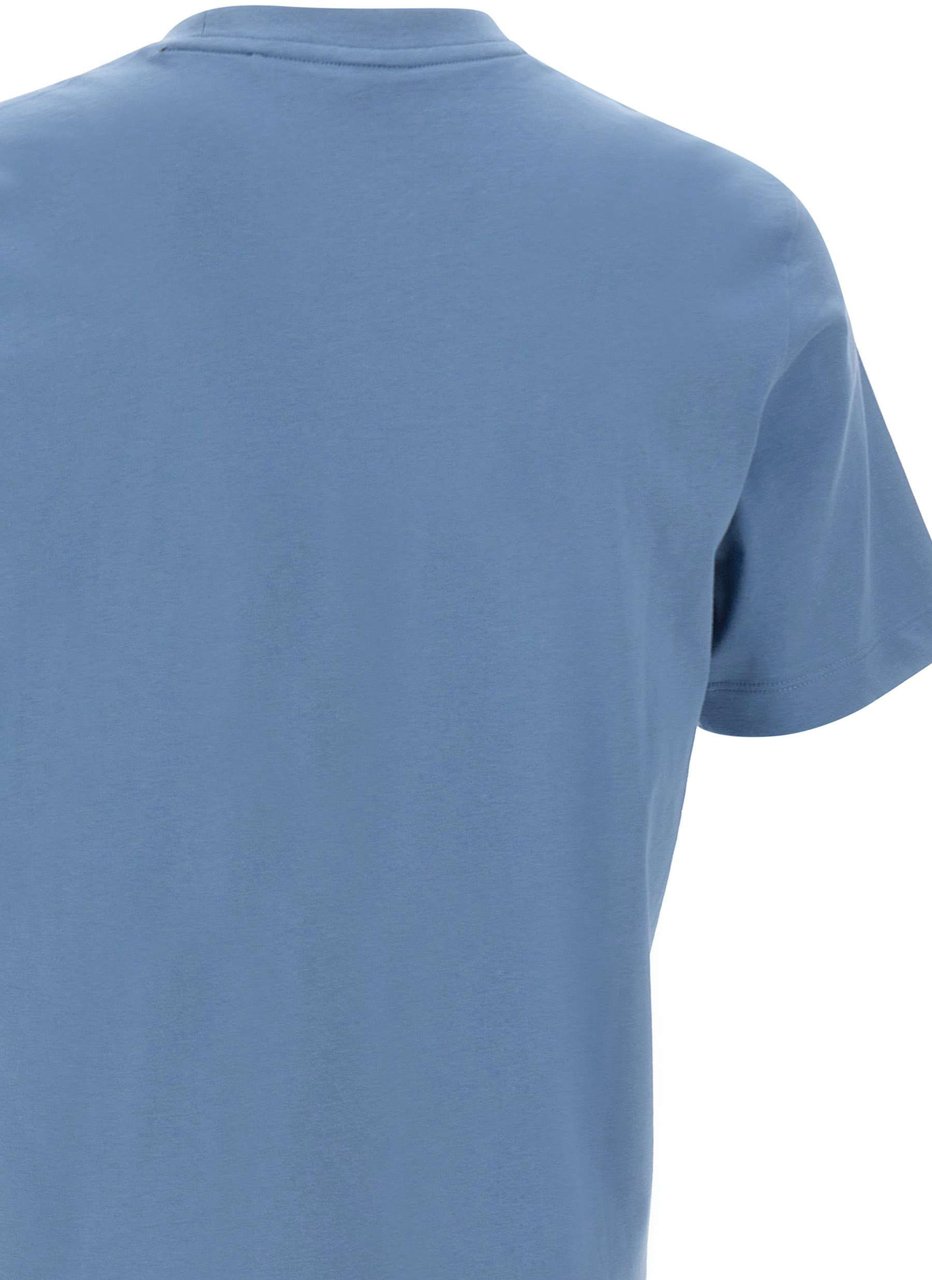 Boss T-Shirts And Polos Light Blue Blauw