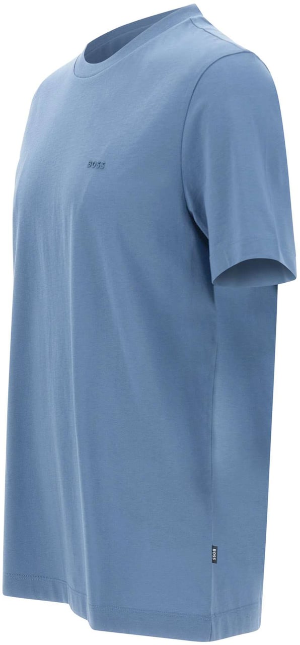 Boss T-Shirts And Polos Light Blue Blauw