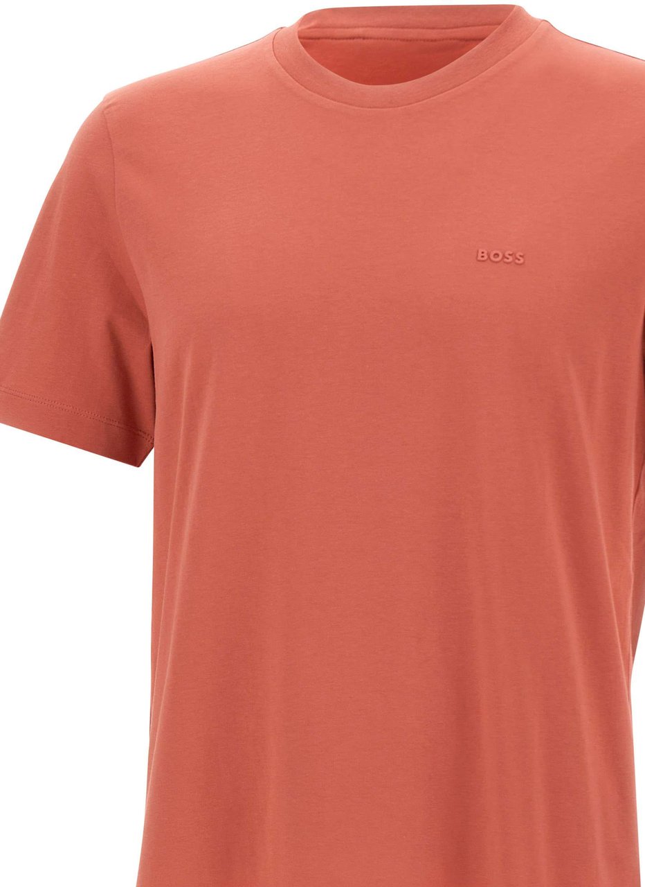 Boss T-Shirts And Polos Pink Oranje