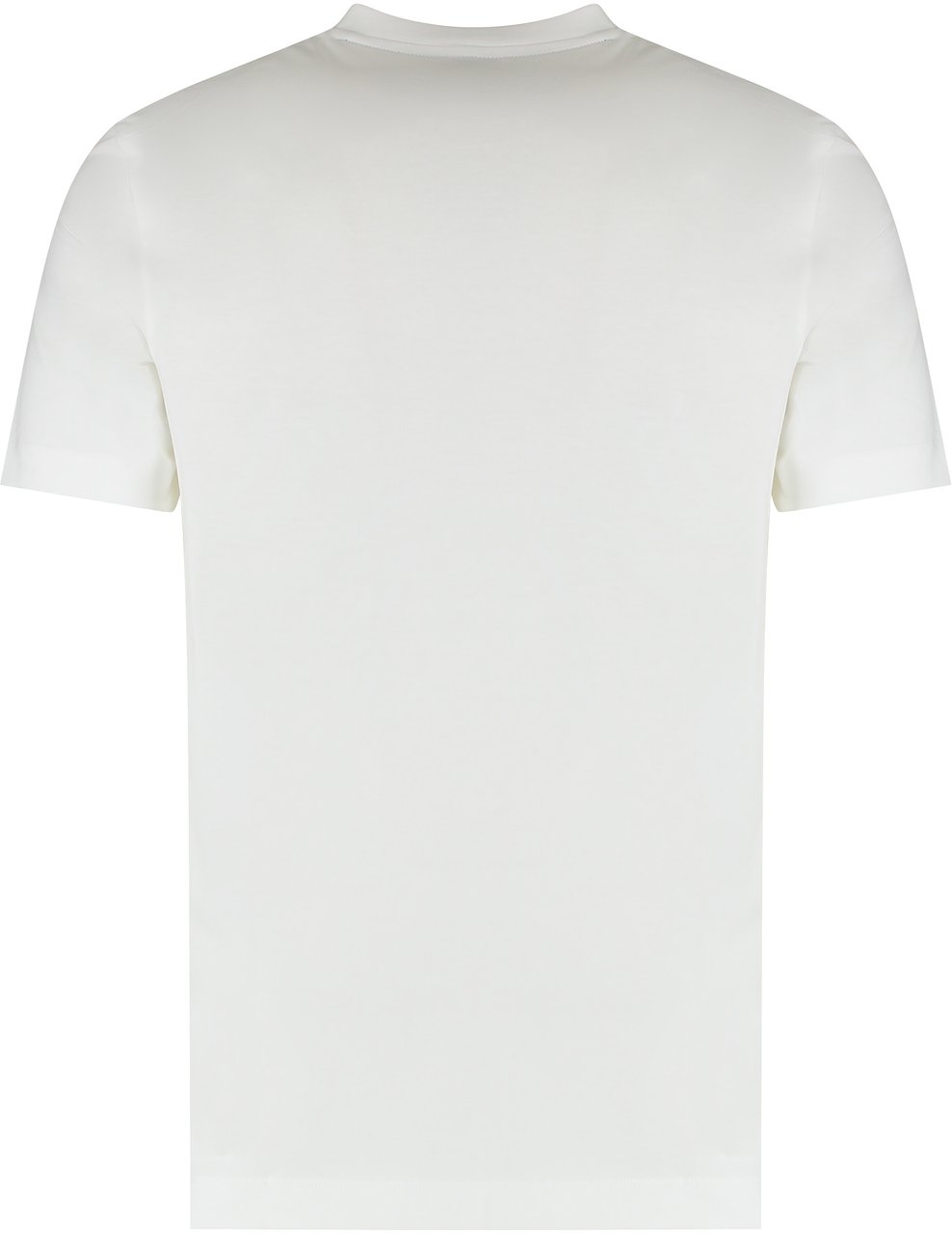 Boss Logo cotton t-shirt Wit