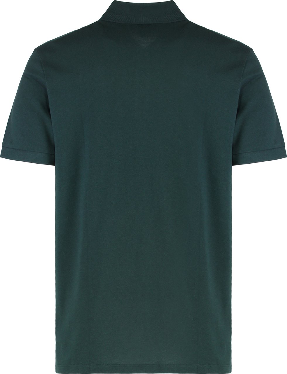 Boss Cotton-piqué polo shirt Groen