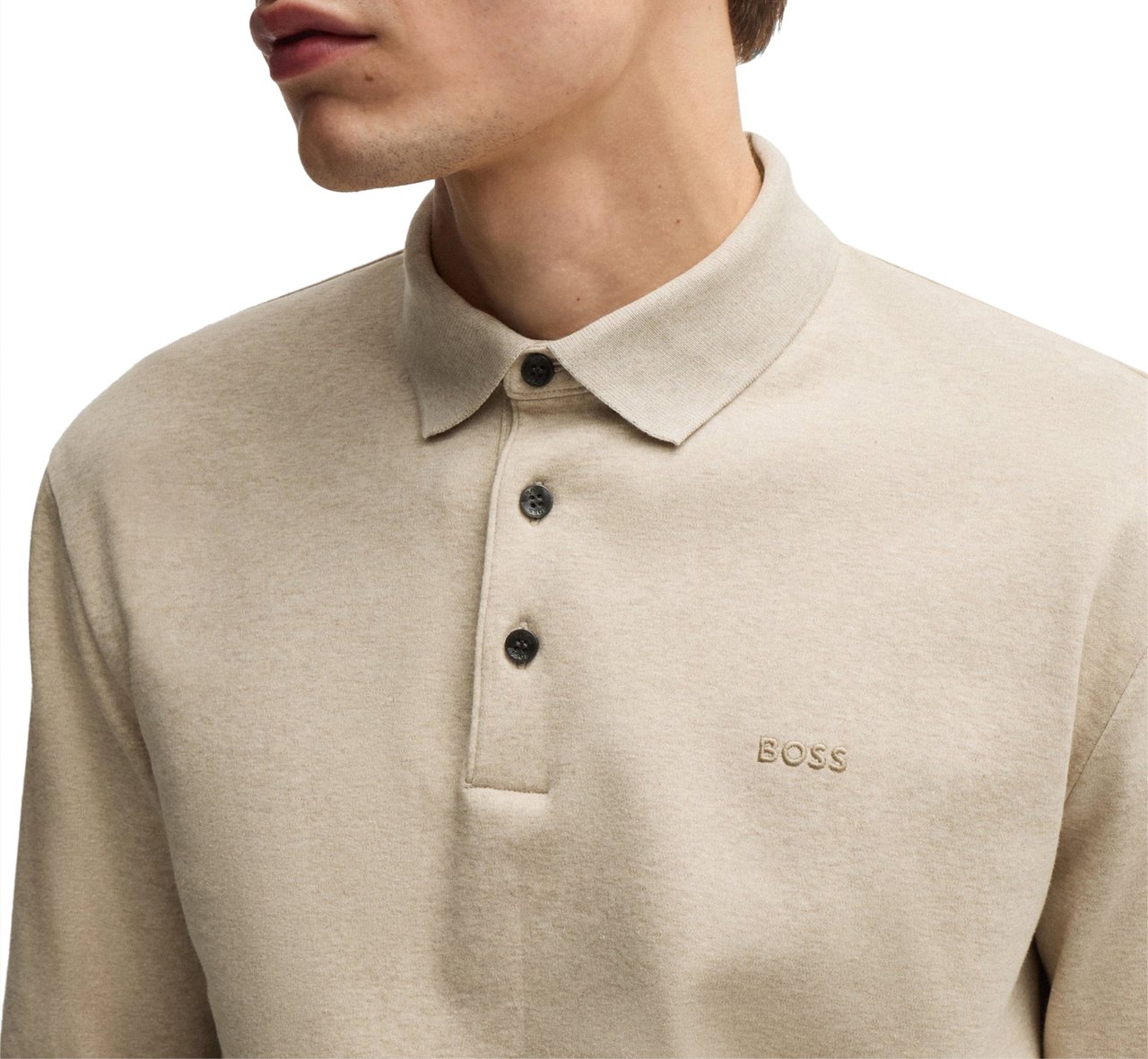 Boss T-Shirts And Polos Beige Beige