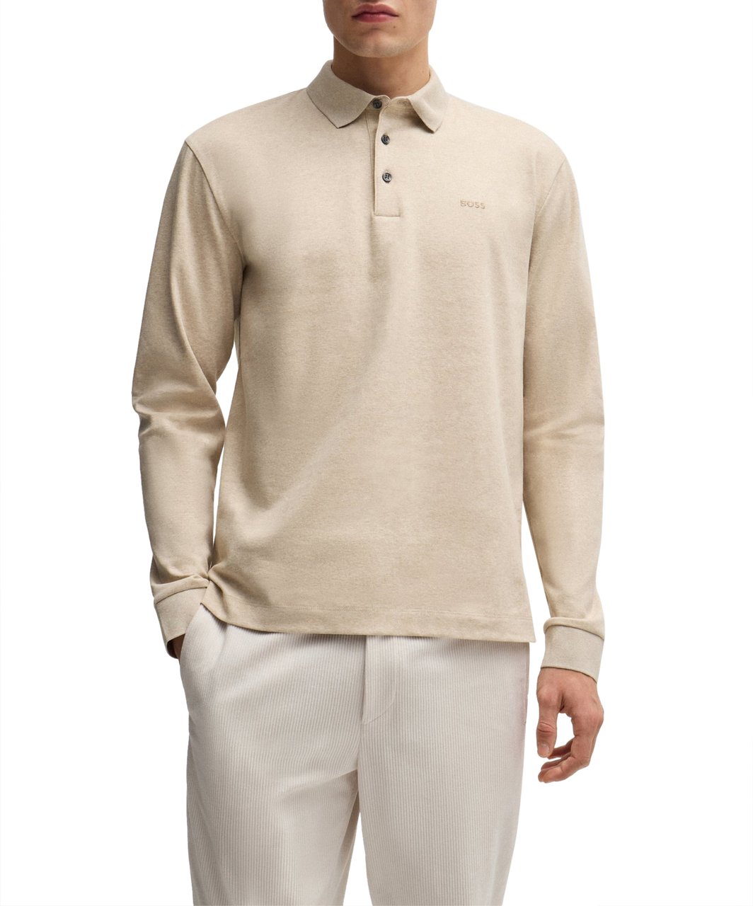 Boss T-Shirts And Polos Beige Beige