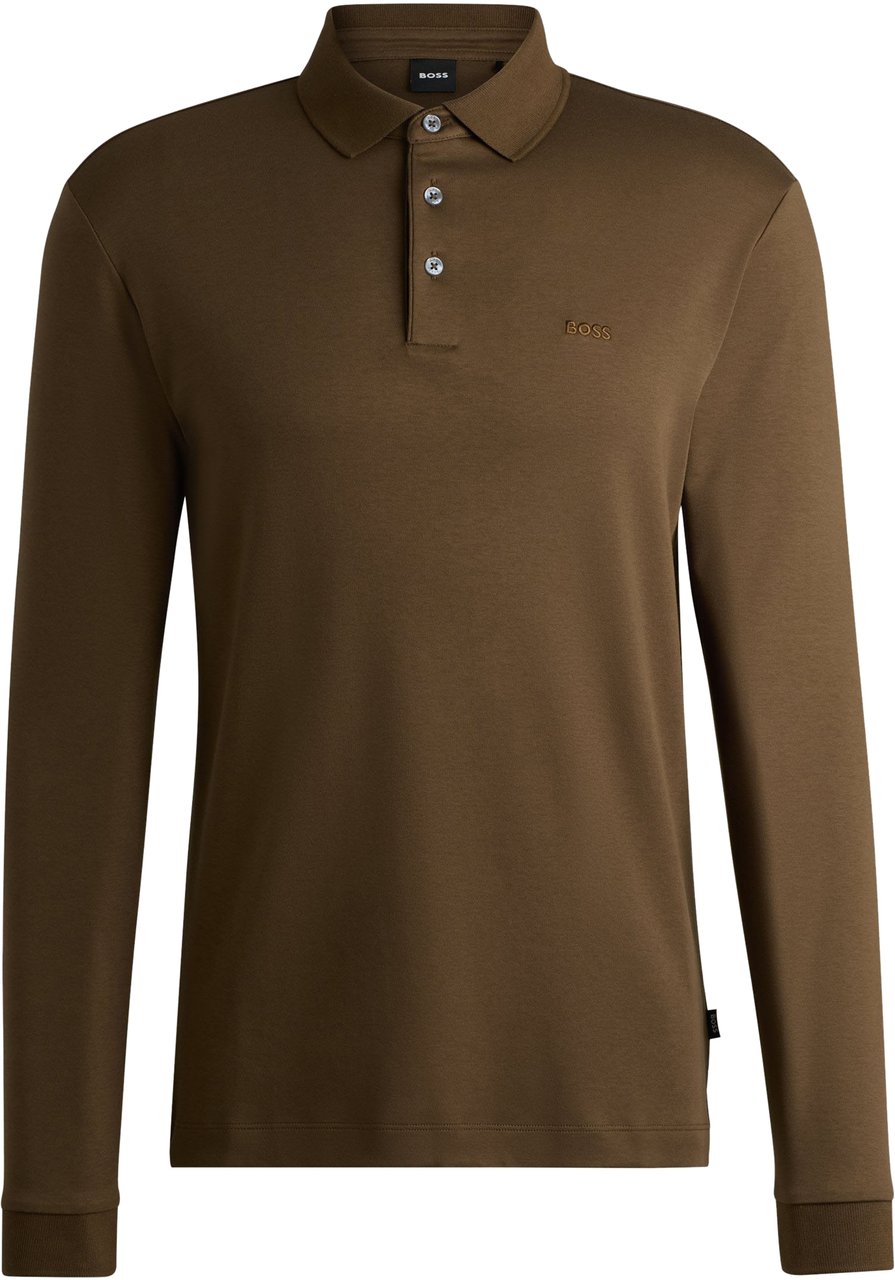 Boss T-Shirts And Polos Open Green Groen