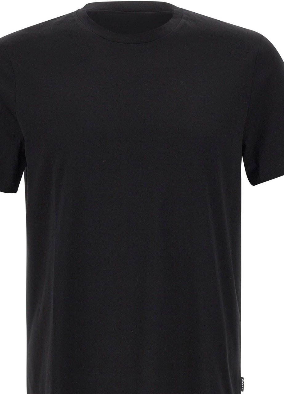Boss T-Shirts And Polos Black Zwart