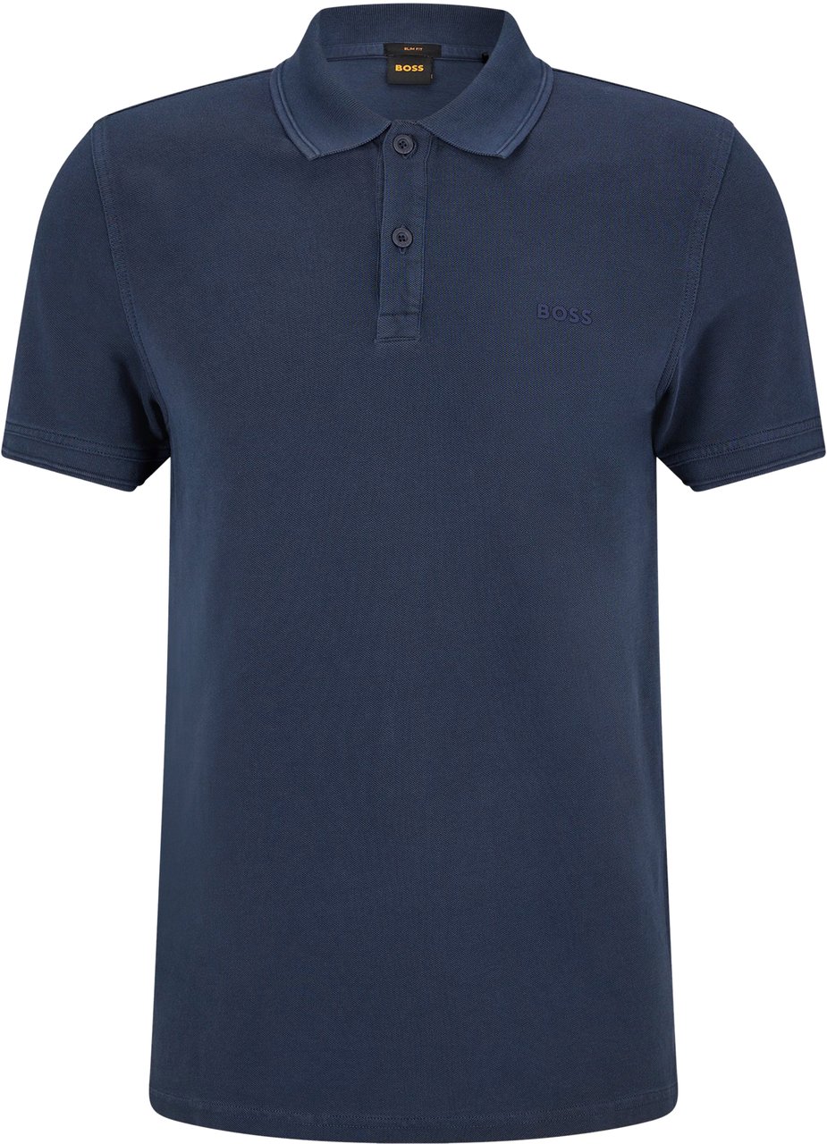 Boss T-Shirts And Polos Blue Blauw