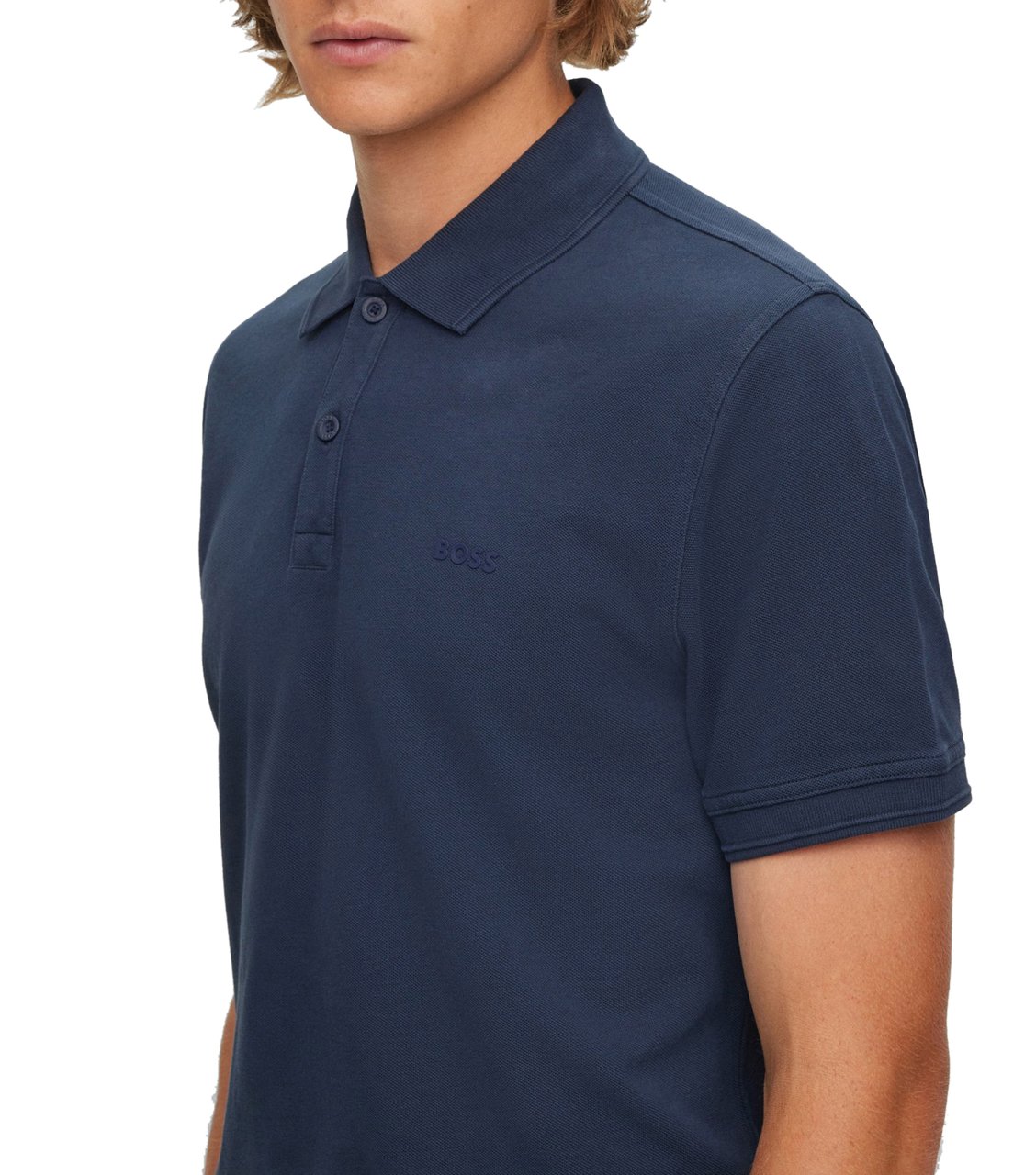 Boss T-Shirts And Polos Blue Blauw