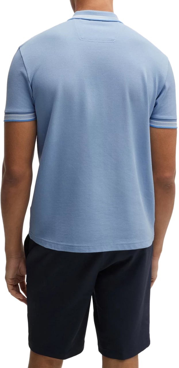Boss T-Shirts And Polos Open Blue Blauw