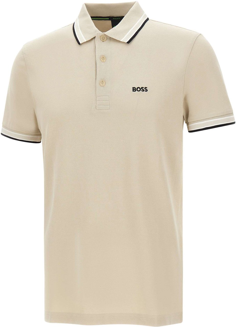 Boss T-Shirts And Polos Beige Beige