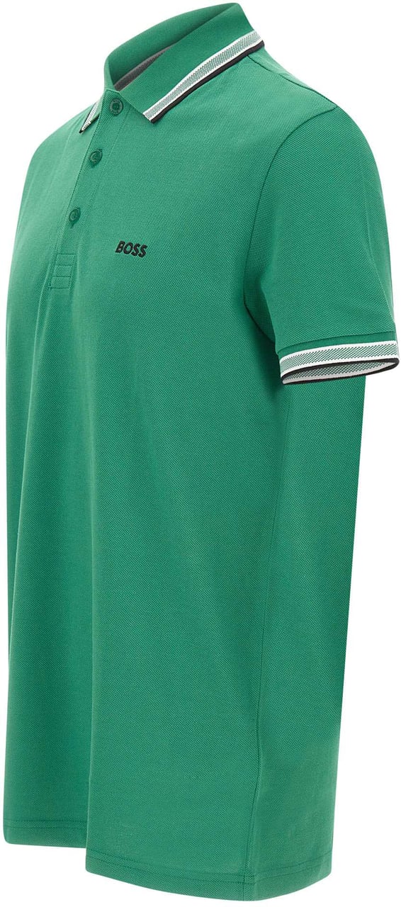 Boss T-Shirts And Polos Green Groen