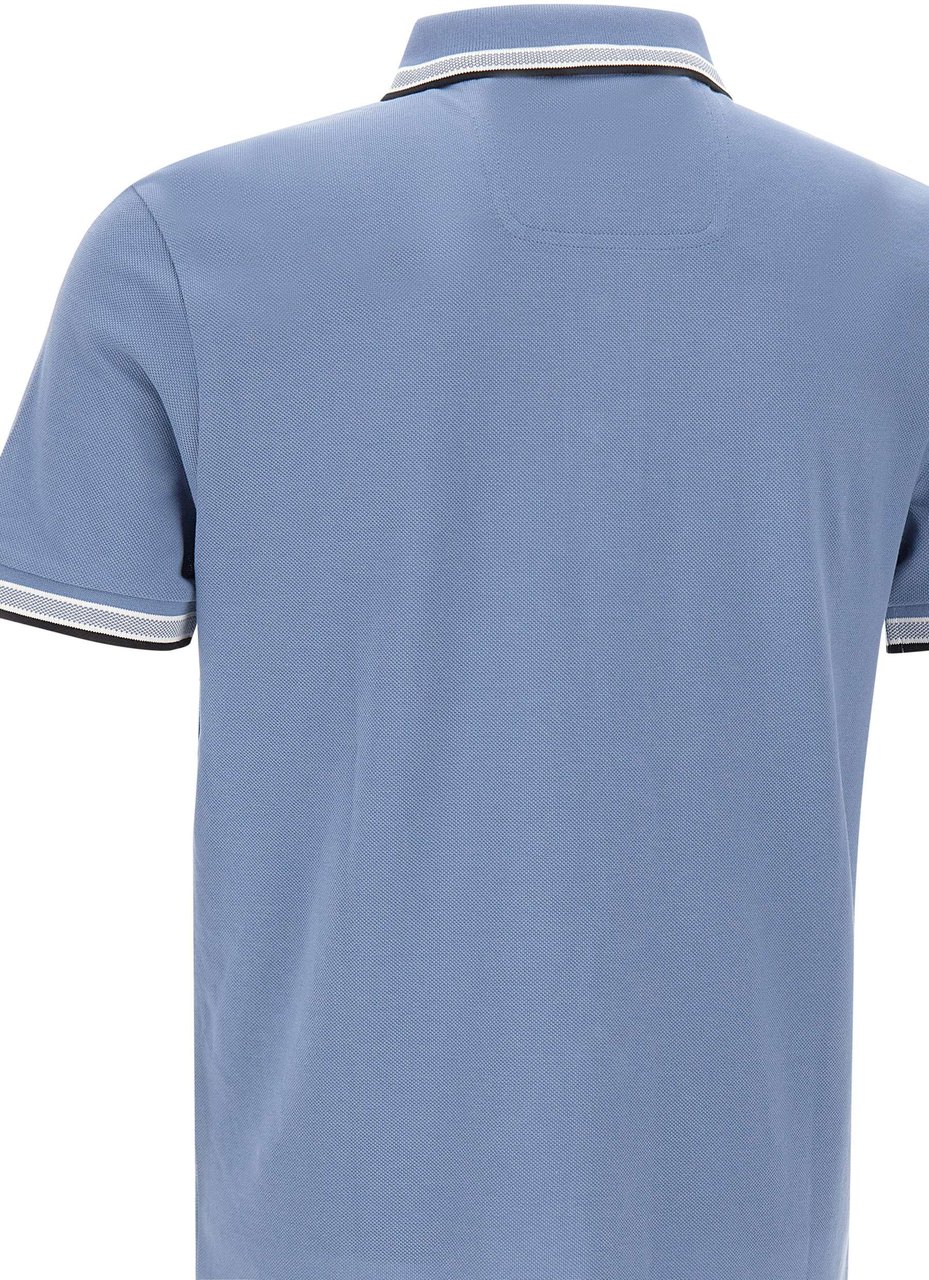 Boss T-Shirts And Polos Light Blue Blauw