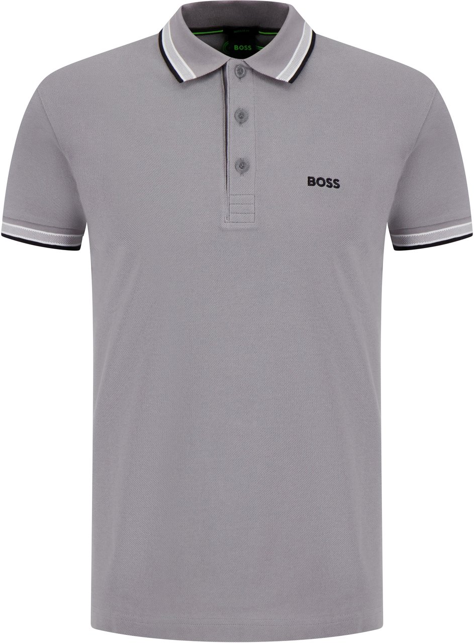 Boss Polo Grijs Grijs