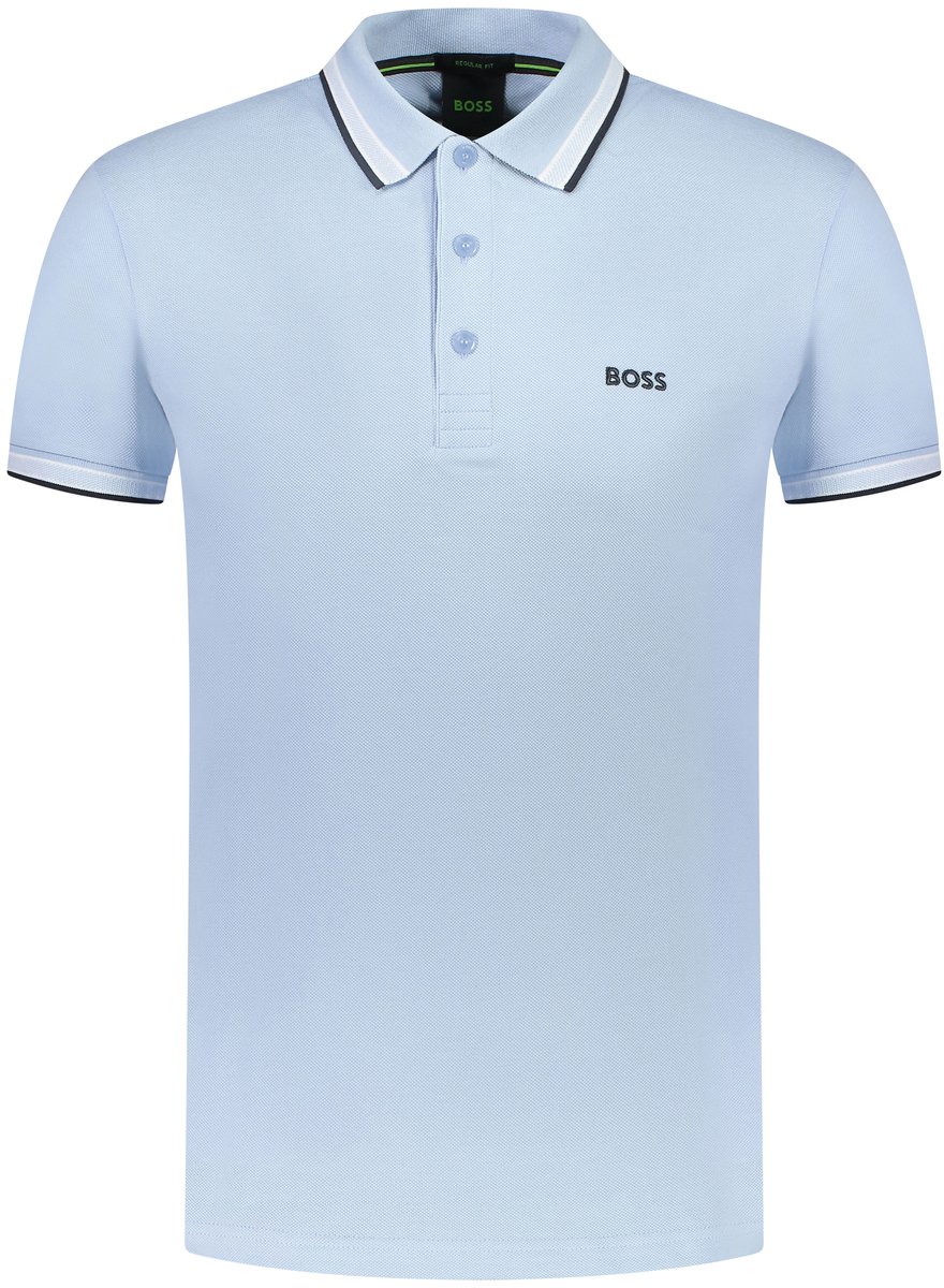 Boss Polo Blauw Blauw