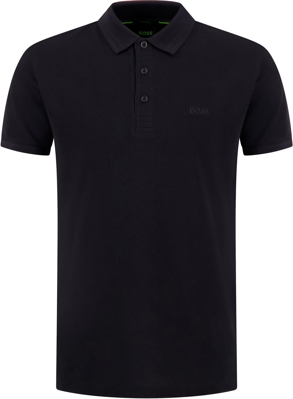 Boss Polo Zwart Zwart