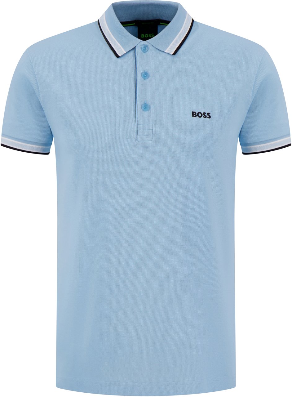 Boss Polo Blauw Blauw