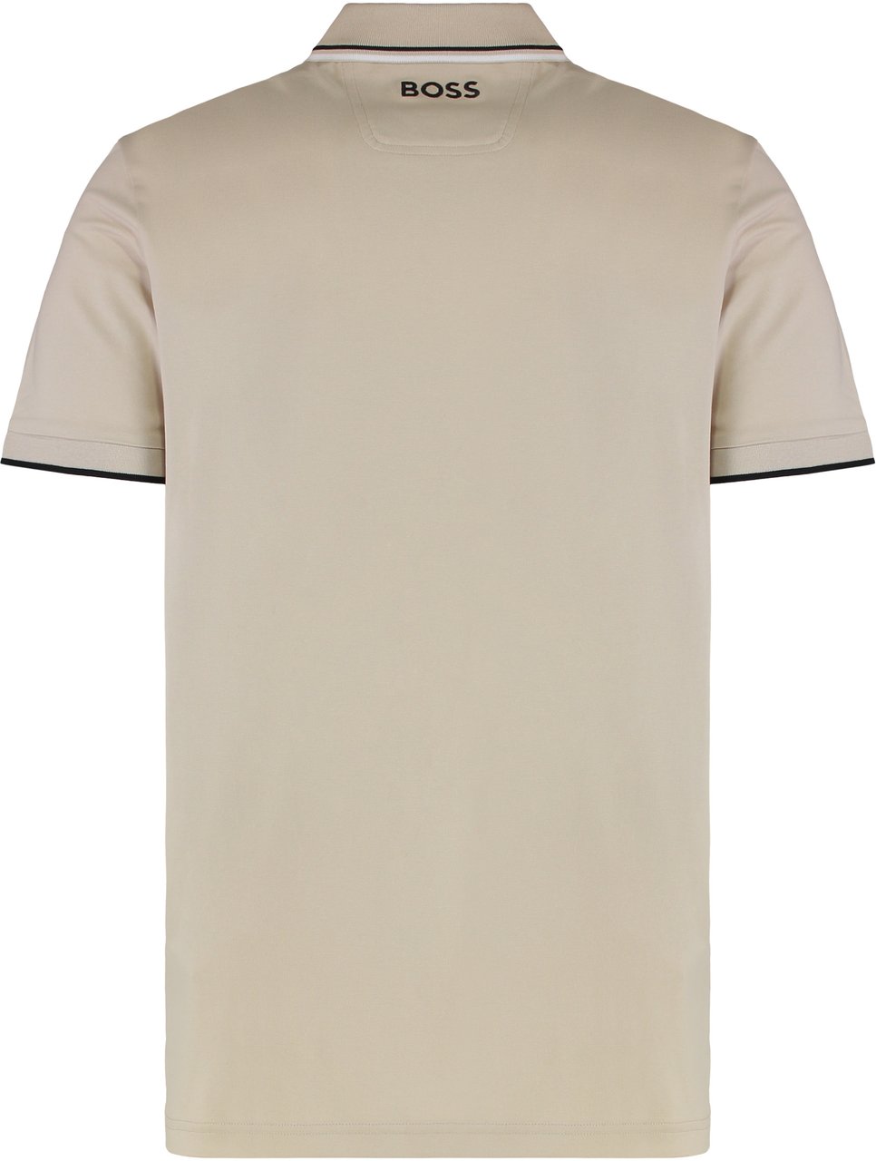 Boss Polo Paddy in cotton mix Neutraal