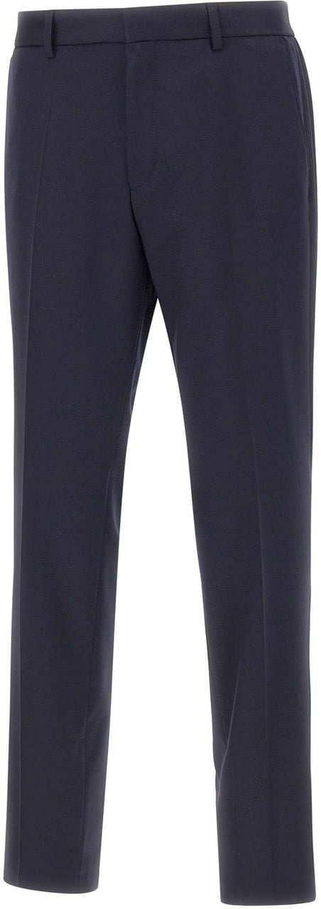 Boss Trousers Blue Blauw