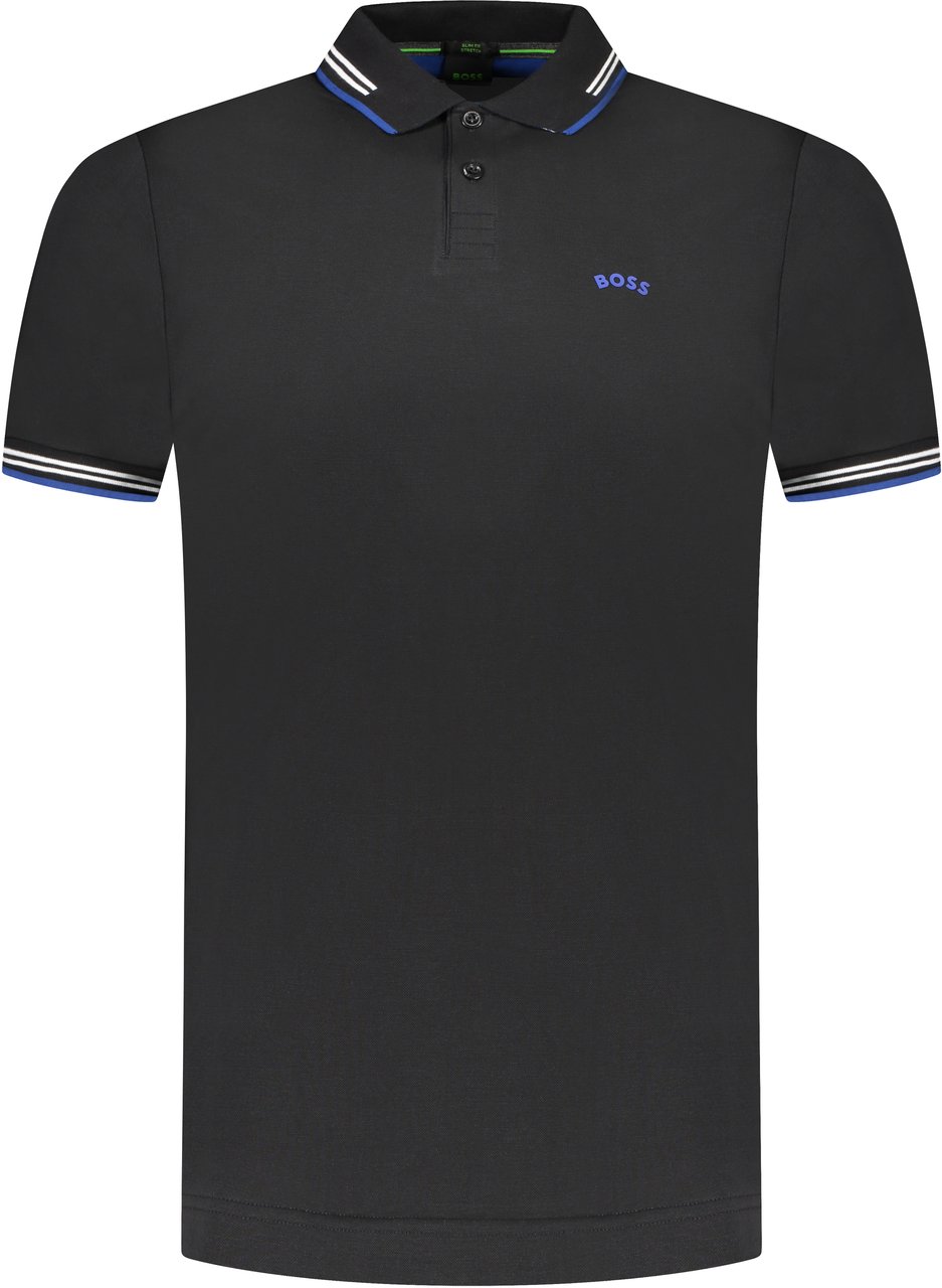 Boss Polo Zwart Zwart