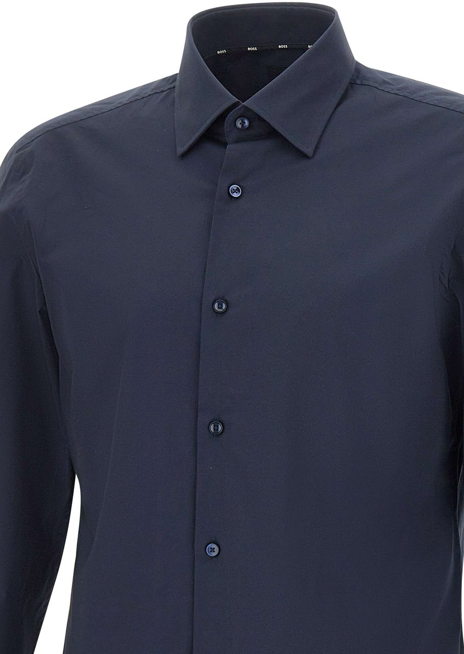 Boss Shirts Blue Navy