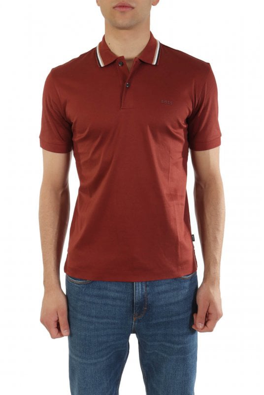 Boss T-Shirts And Polos Open Brown Bruin