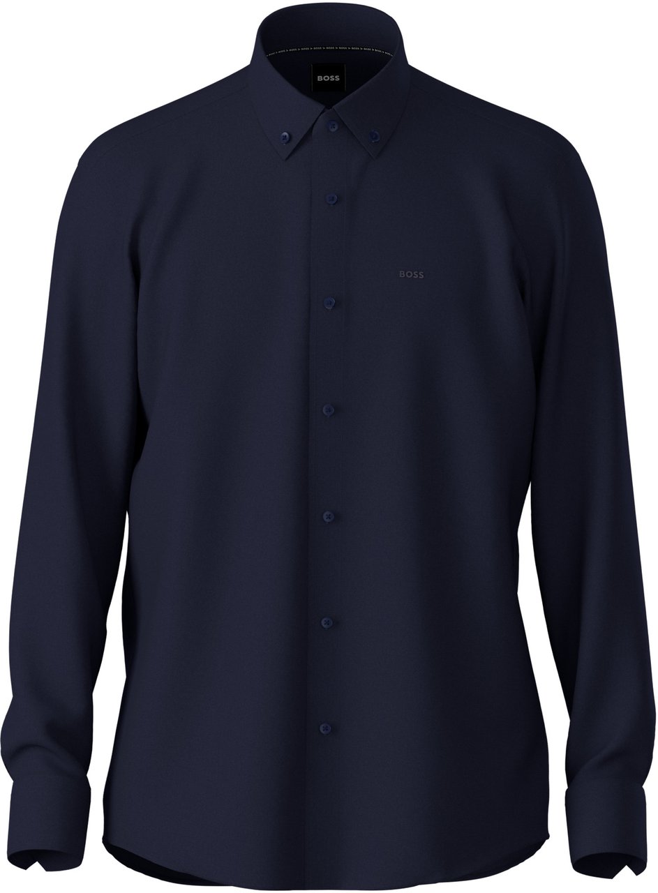 Boss Shirts Blue Blauw