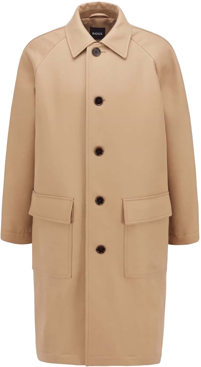 Boss F-cam-patch Coat Beige
