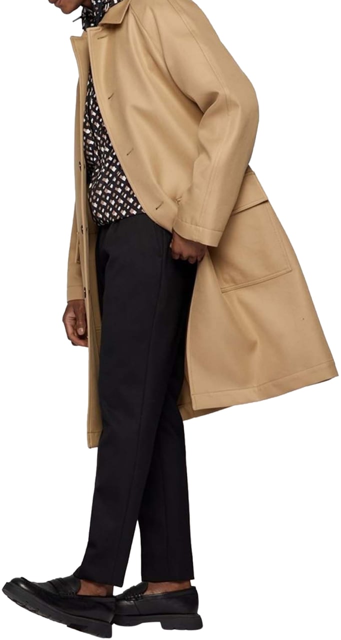 Boss F-cam-patch Coat Beige