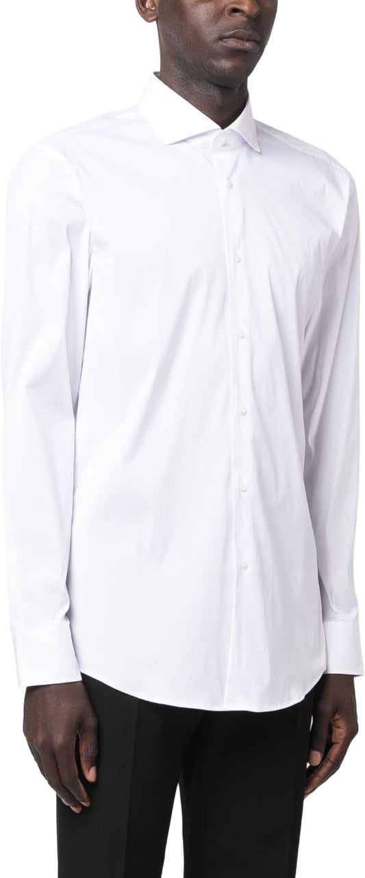 Boss Shirts Bianco Wit