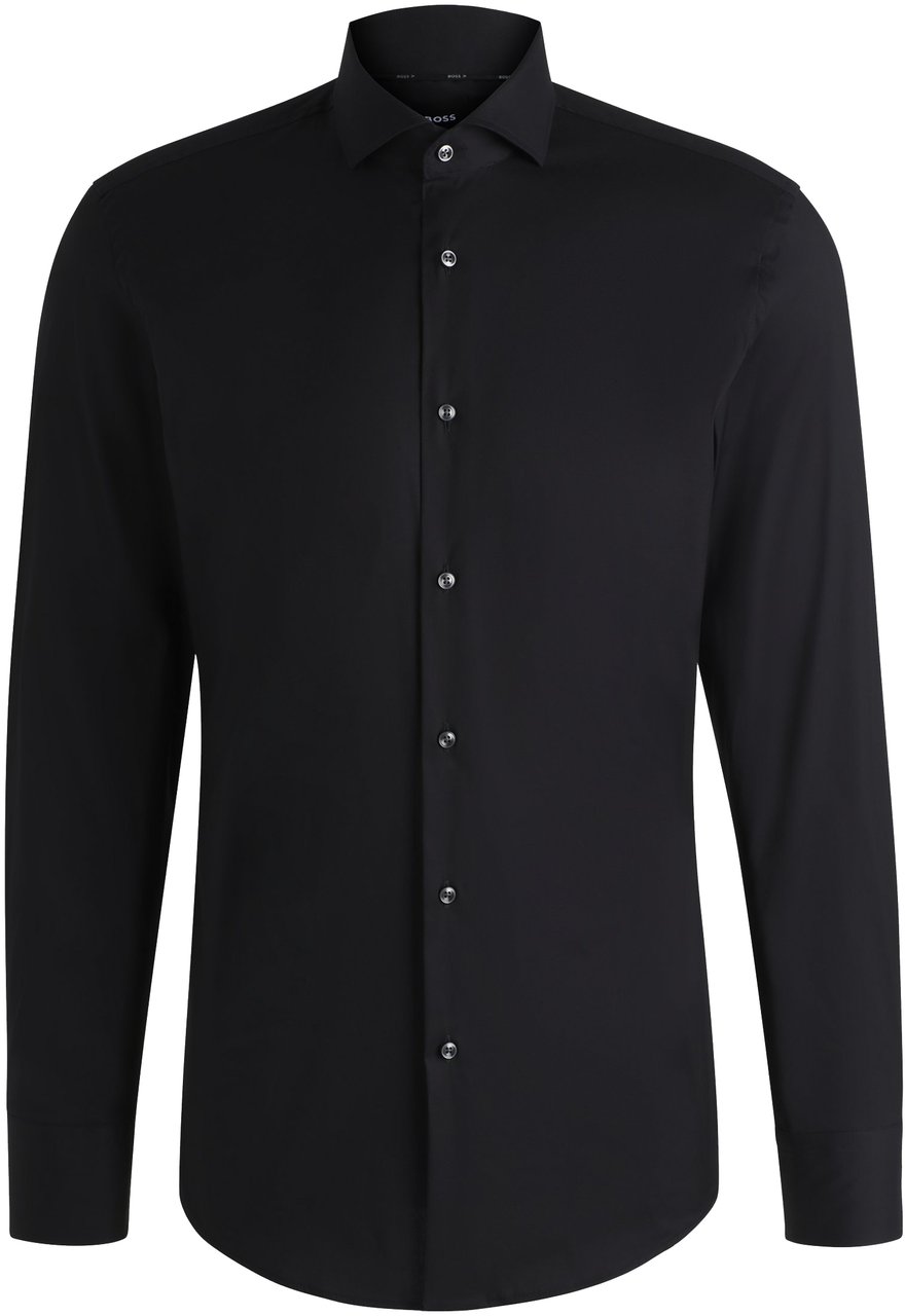 Boss Shirts Black Zwart