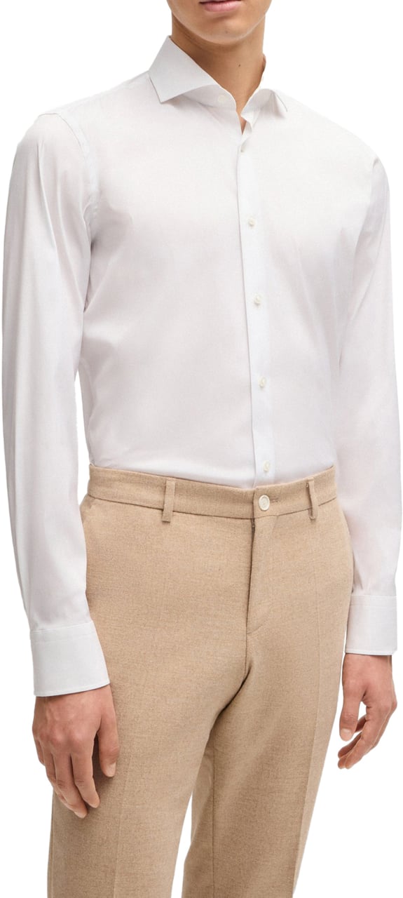 Boss Shirts White Wit